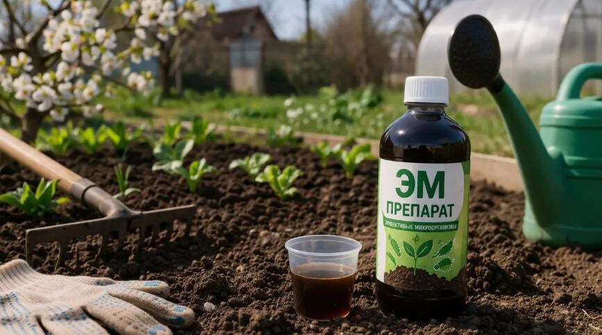 Весна - время использования препаратов с эффективными микроаргонизмами (ЭМ).