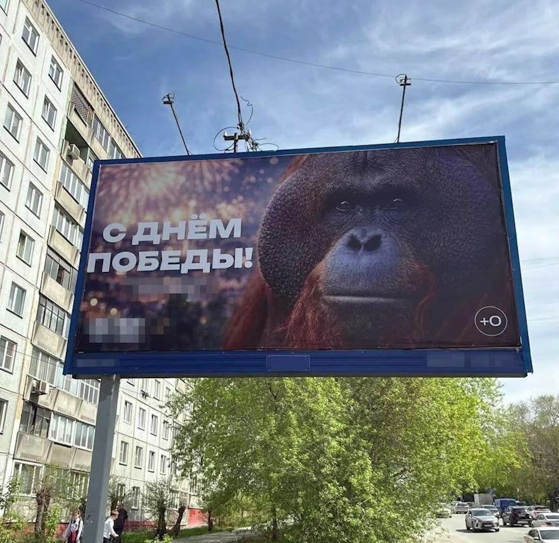 Плакат от Новосибирского зоопарка