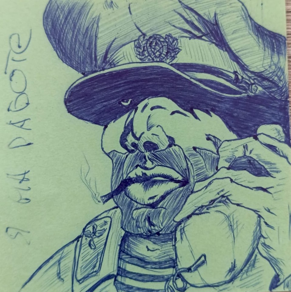"Я на работе" - рисунок Валерия.