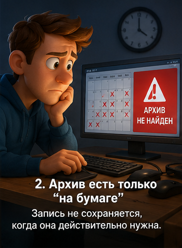 Глубина архива один из важнейших параметров системы видеонаблюдения. Нет записи - нет видеонаблюдения.