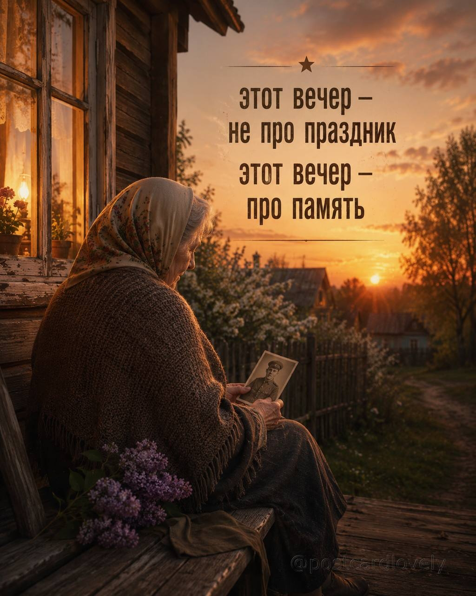 Открытка ко дню победы 