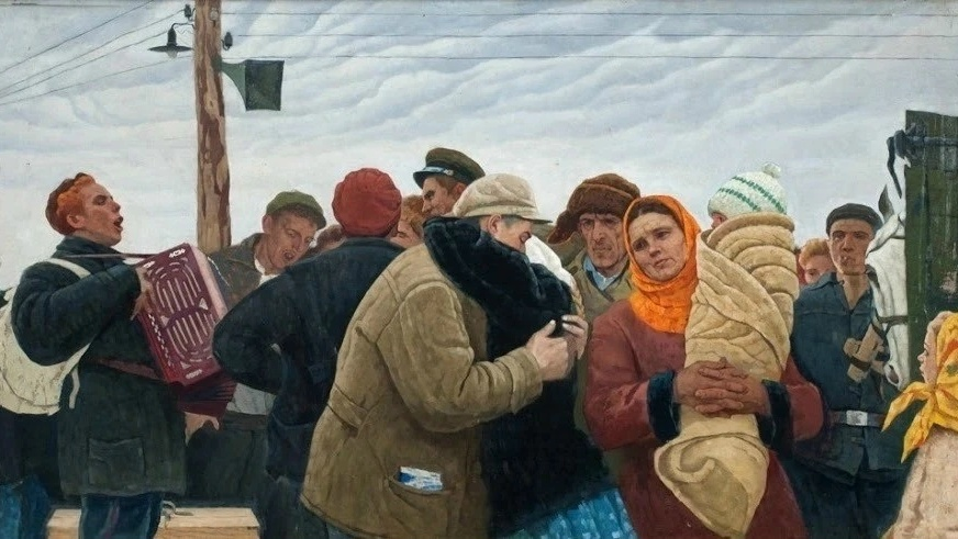 Анатолий Коровин. «Проводы». 1969