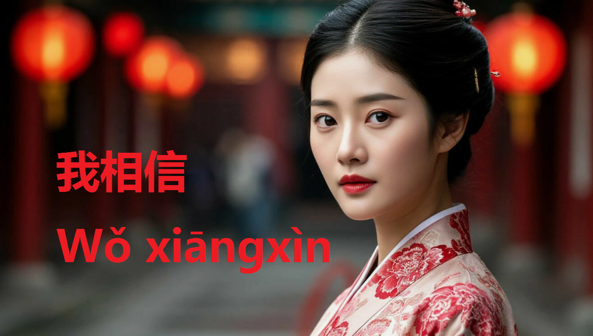 Я верю - 我相信 - Wǒ xiāngxìn .