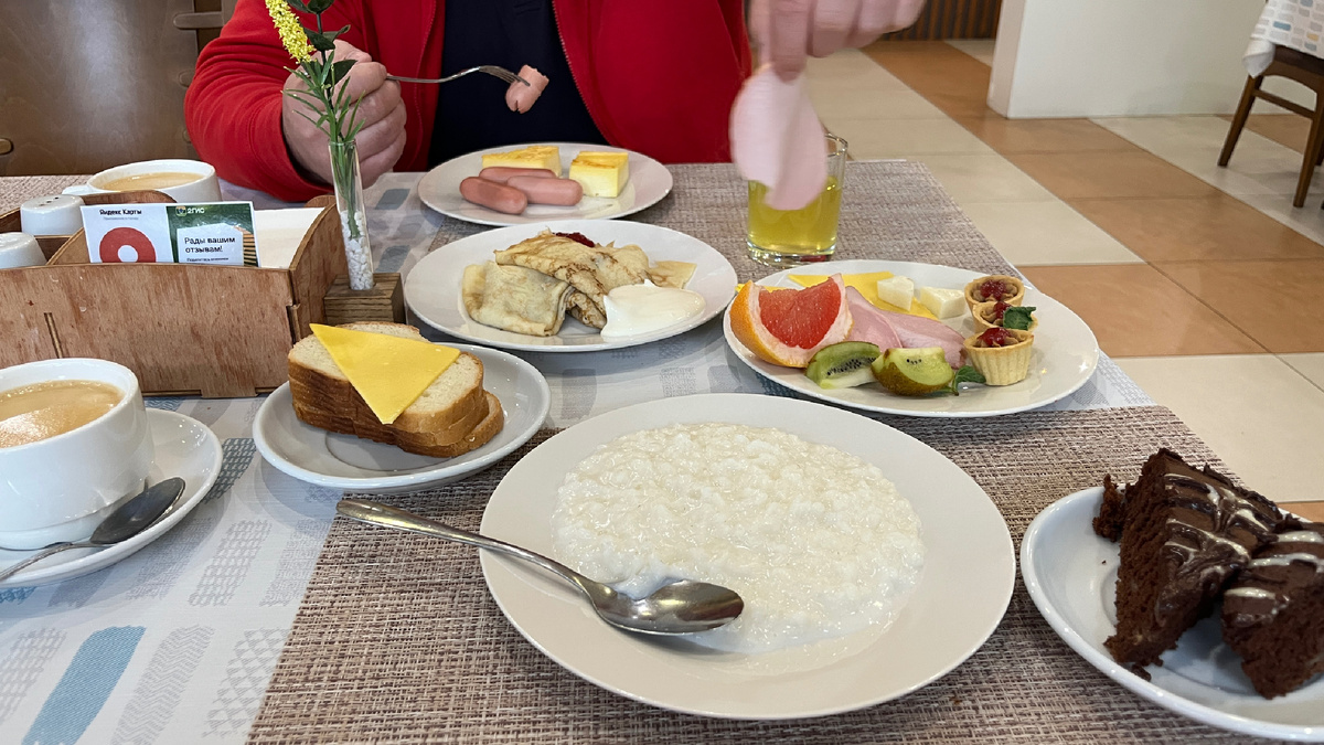 У меня каша рисовая😋