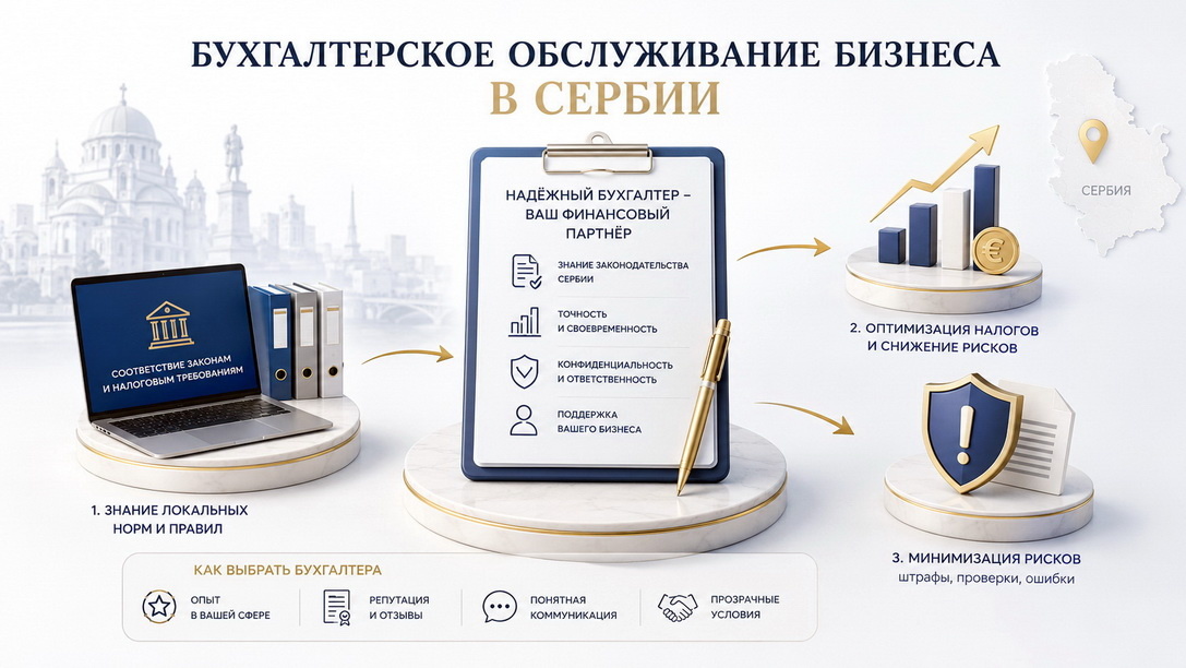 Сербия остается одной из самых интересных стран для запуска бизнеса и релокации. Но именно здесь особенно опасно недооценивать бухгалтерию.