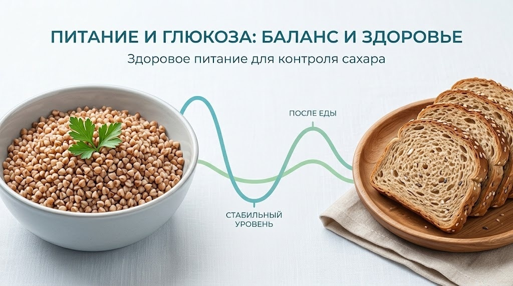 в гречке и хлебе есть углеводы, сахар они должны поднимать примерно одинаково