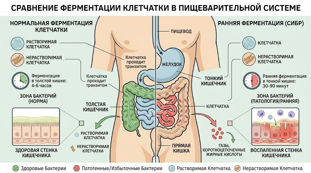 Соотношение растворимой к нерастворимой ориентировочно 1:3, то есть примерно четверть рациона по клетчатке должна приходиться на растворимую фракцию