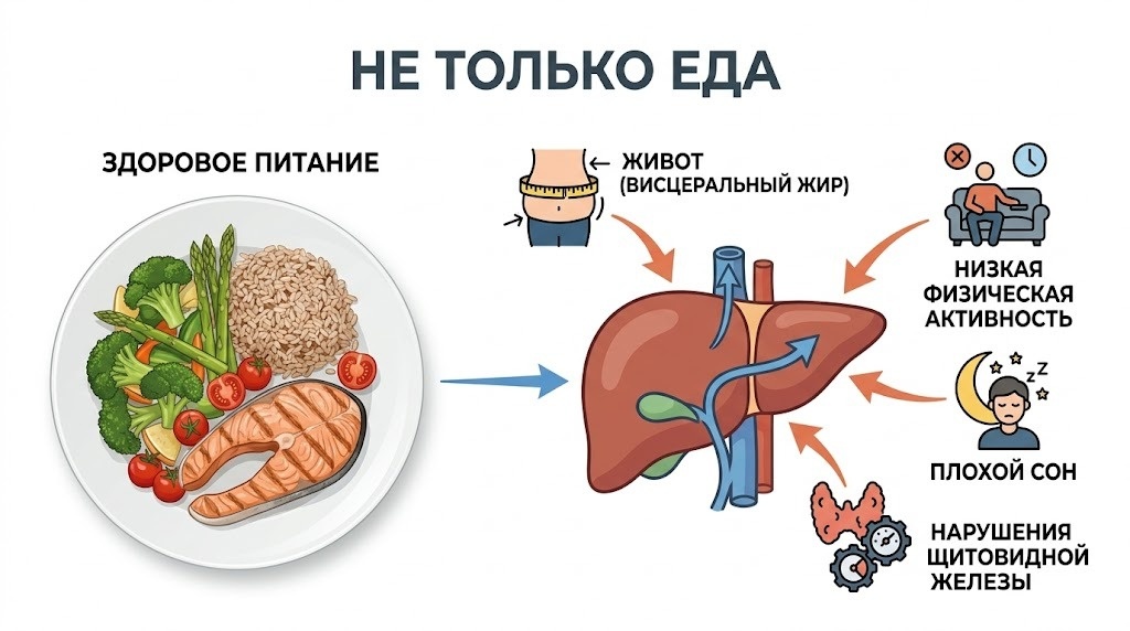 обязательно держал в голове, это жировой гепатоз, то есть накопление жира в печени