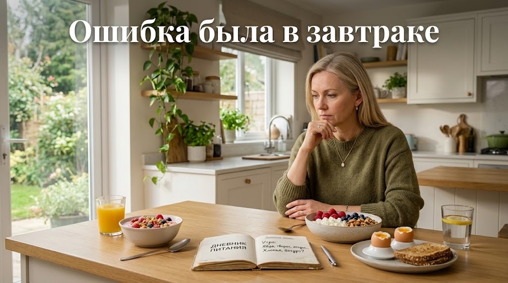 меня испугала не сама цифра в анализе. Меня испугало то, насколько „обычным" было моё питание до этого дня