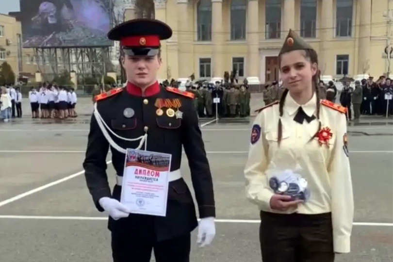 Будённовские кадеты – призёры краевого смотра
