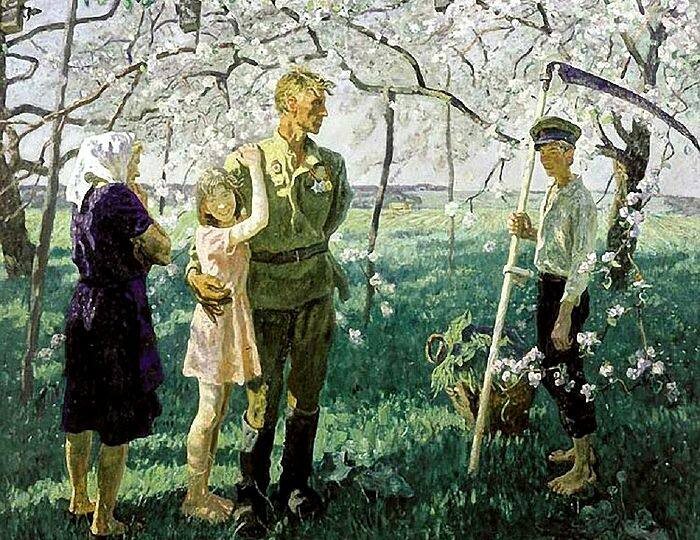 «Май Сорок Пятого» Сергей и Алексей Ткачёвы, 1981 год