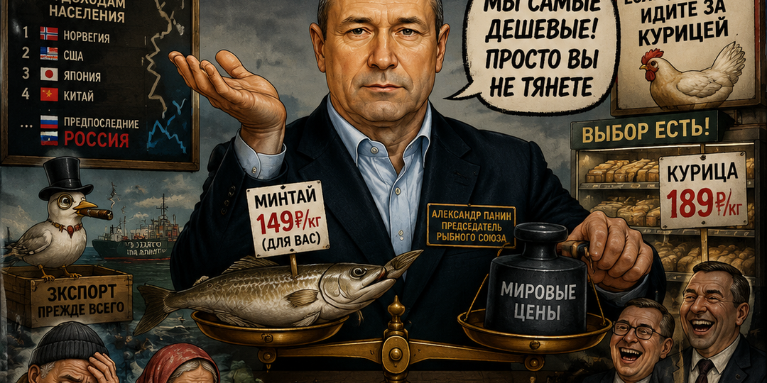 «Это не рыба дорогая — это вы нищие»: Циничная арифметика от главы Рыбсоюза