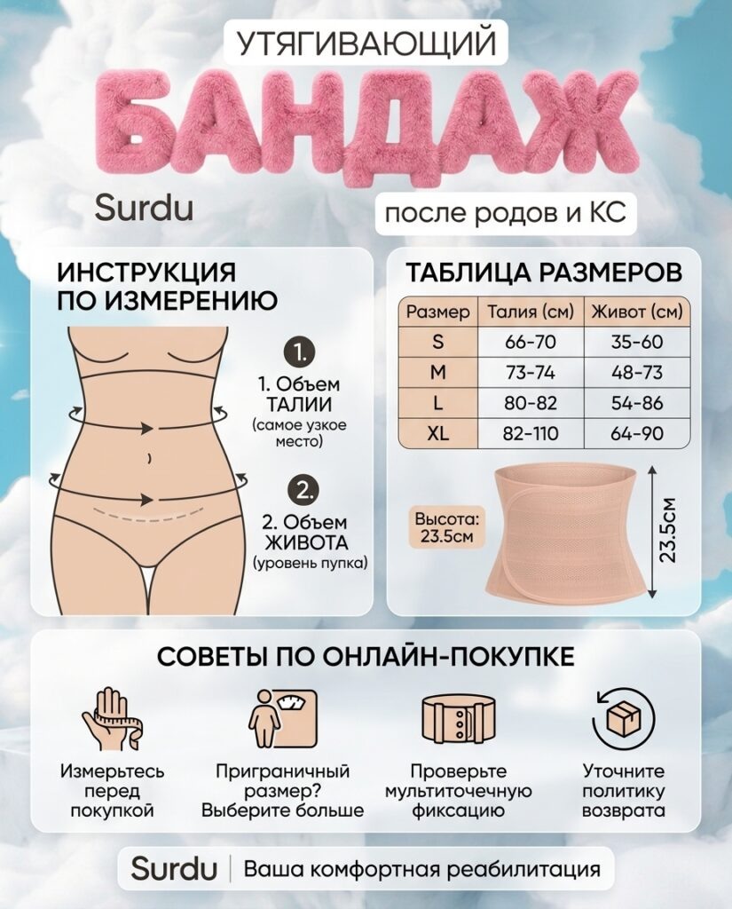    kak-pravilno-vybrat-razmer-poslerodovogo-bandazha-sovety-po-onlain-pokupke-dlya-mam Surdu