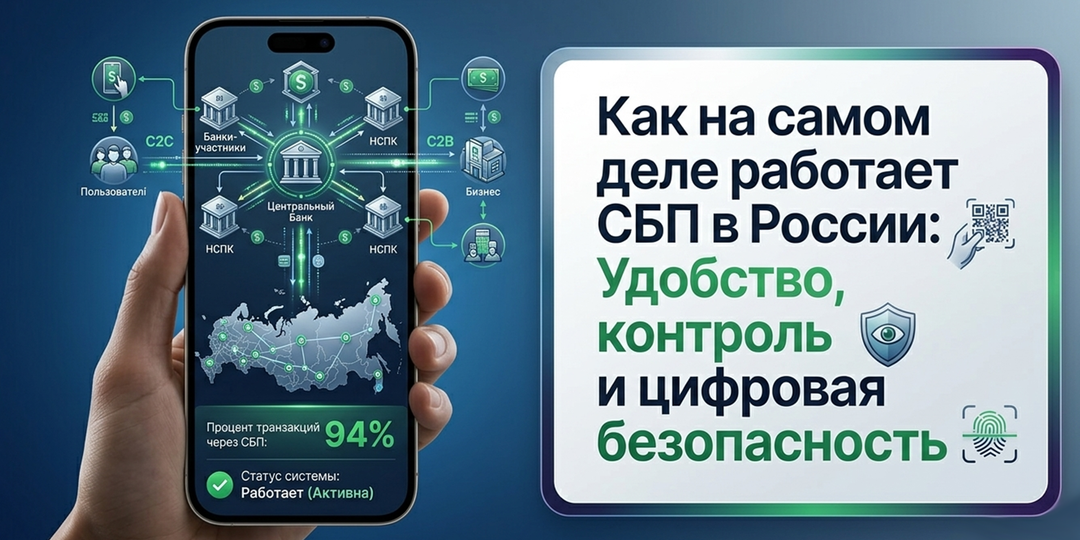 Как на самом деле работает СБП в России: Удобство, контроль и цифровая безопасность