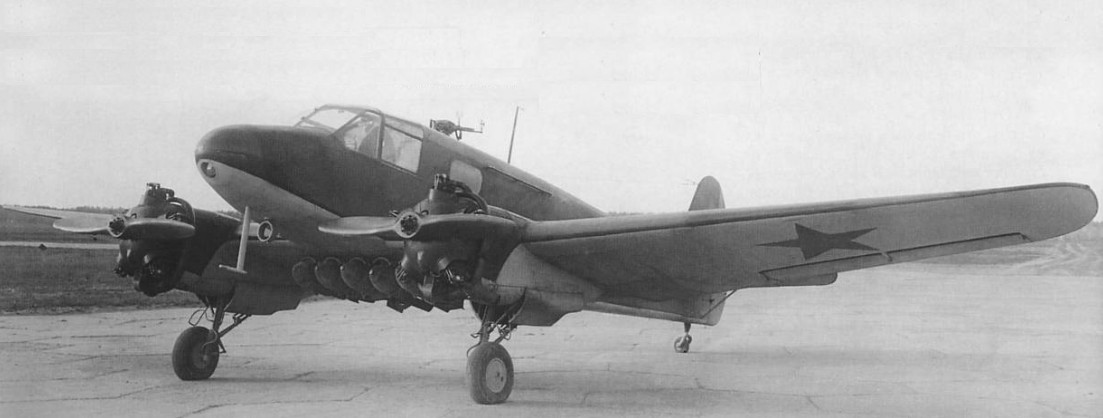 Як-6 в варианте ночного бомбардировщика во время испытаний в 1942 году