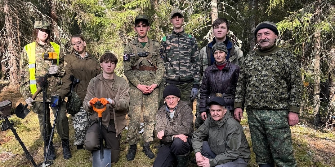 Поисковики Карелии нашли останки красноармейца и установили его имя
