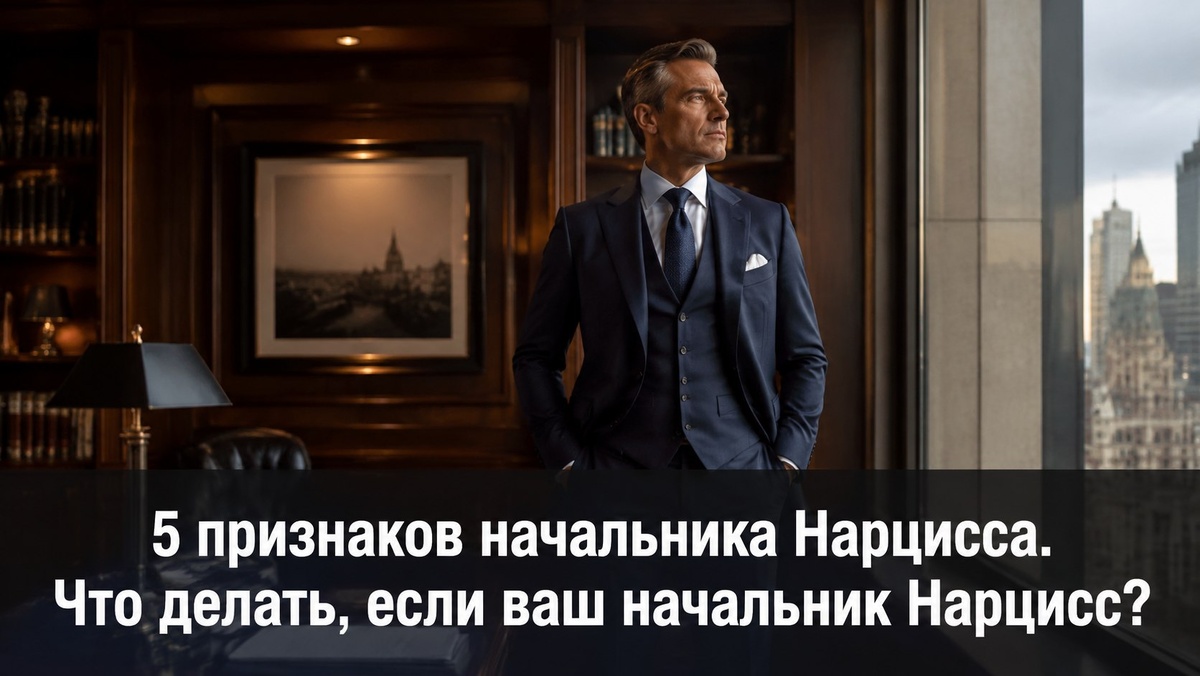 5 признаков начальника Нарцисса. Что делать, если ваш начальник Нарцисc?