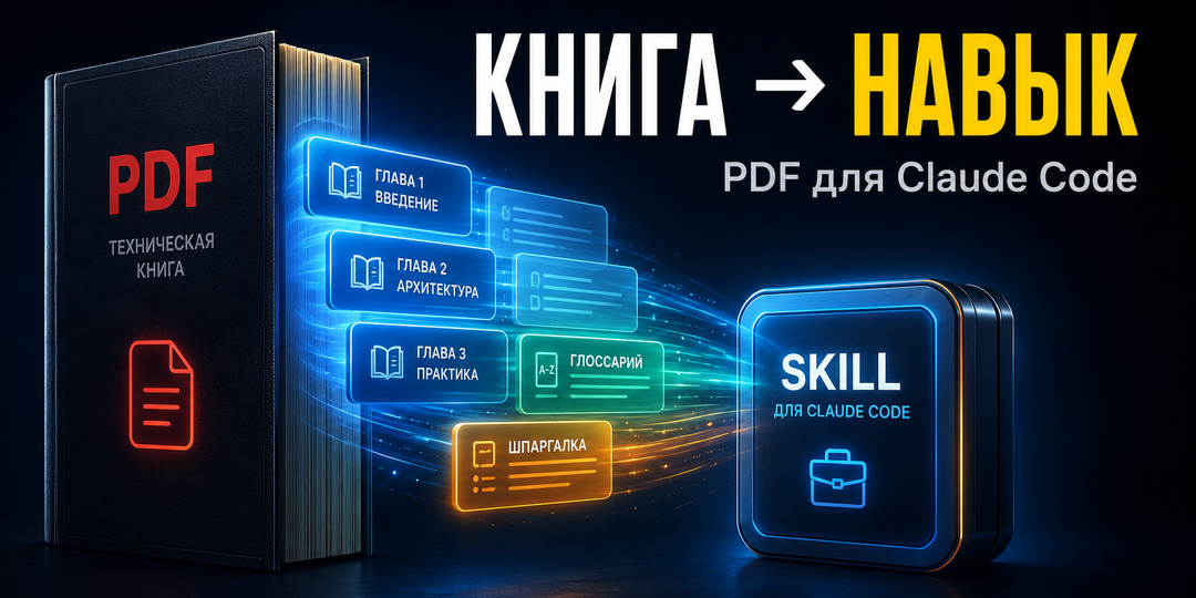 Превратите любую книгу в навык для Claude Code