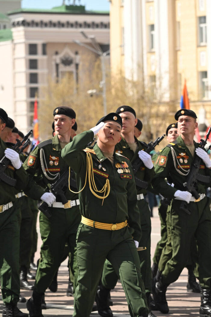 Бурятия, Парад Победы / фото: пресс-служба правительства республики 