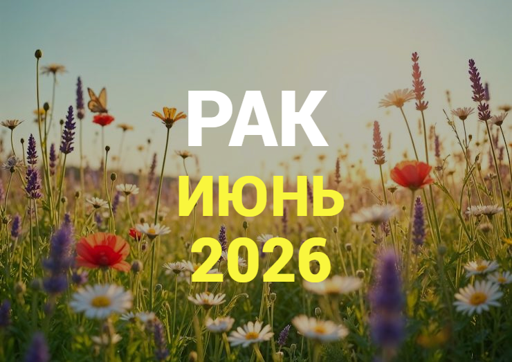 ♋РАК гороскоп на ИЮНЬ 2026