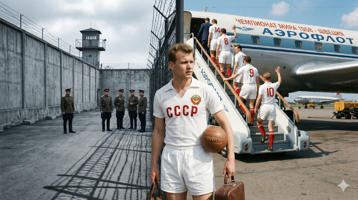 Трагедия Эдуарда Стрельцова: Футбольный гений за колючей проволокой.