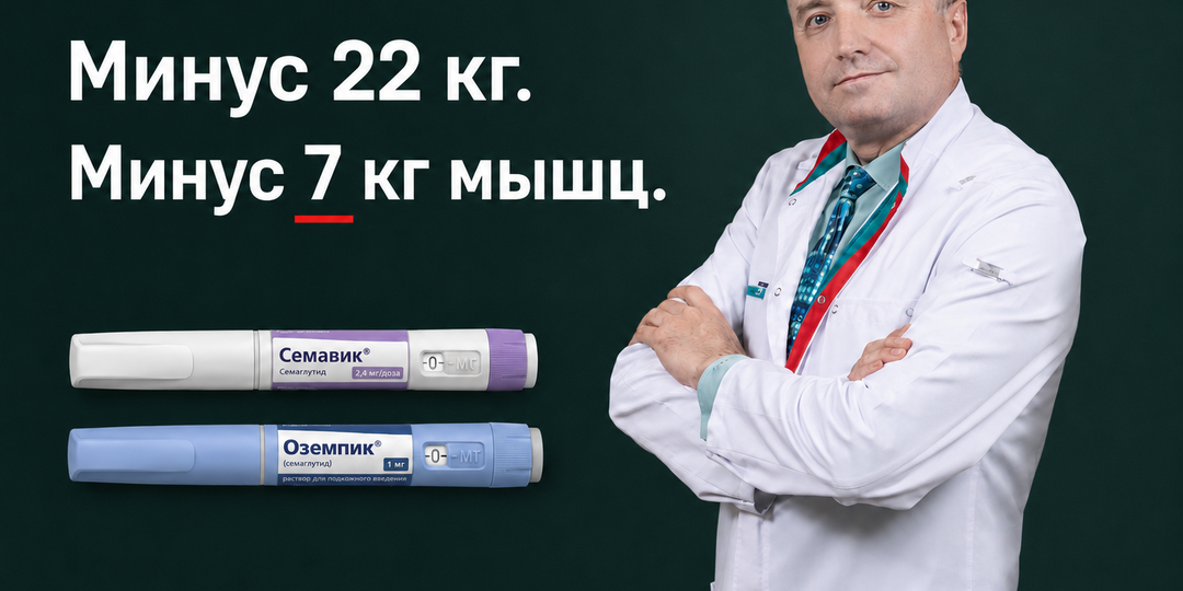 Оземпик и потеря мышц: 4 правила, чтобы лекарство не сломало тело