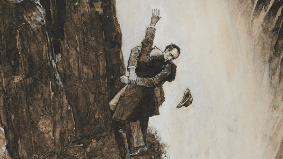 Иллюстрация Сидни Пэджета к рассказу «Последнее дело Холмса», 1893.📷Фото: Sidney Paget