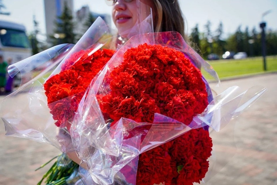    Молодежь ДНР отпраздновала День Победы. Фото: Минмол ДНР