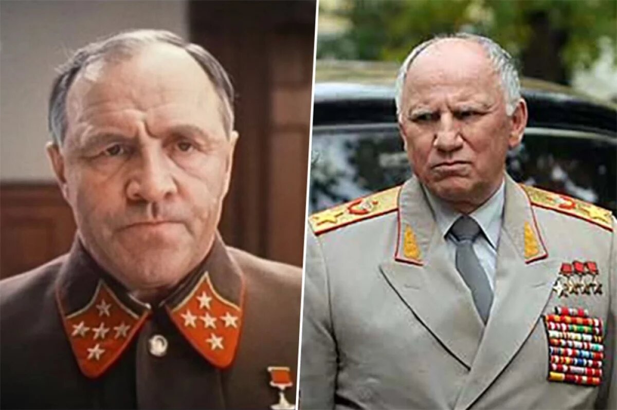    Михаил Ульянов и Валерий Баринов.