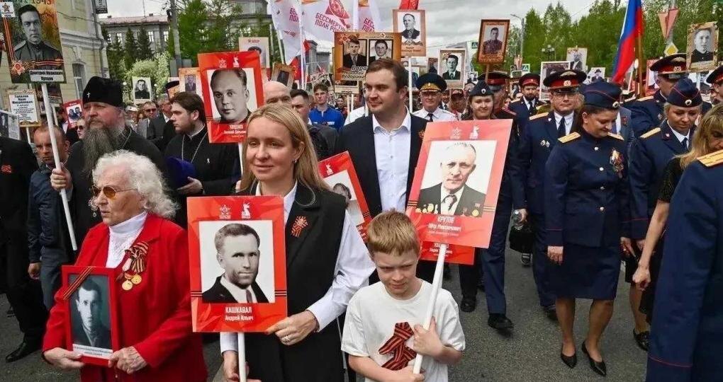Виталий Хоценко принял участие в шествии «Бессмертного полка»