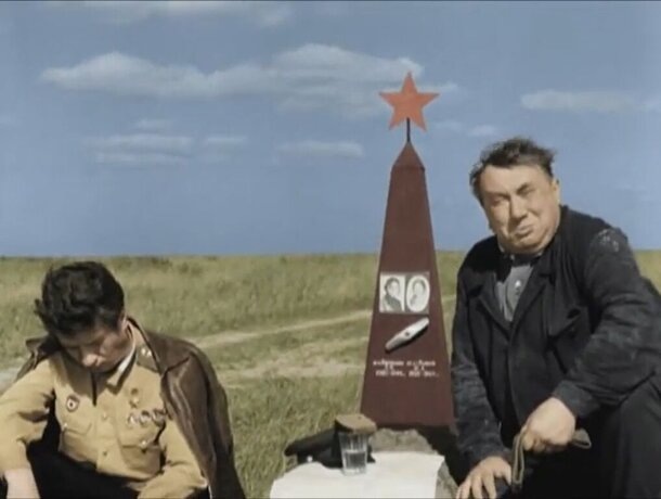 кадр из фильма "В бой идут одни старики" режиссер Леонид Быков.