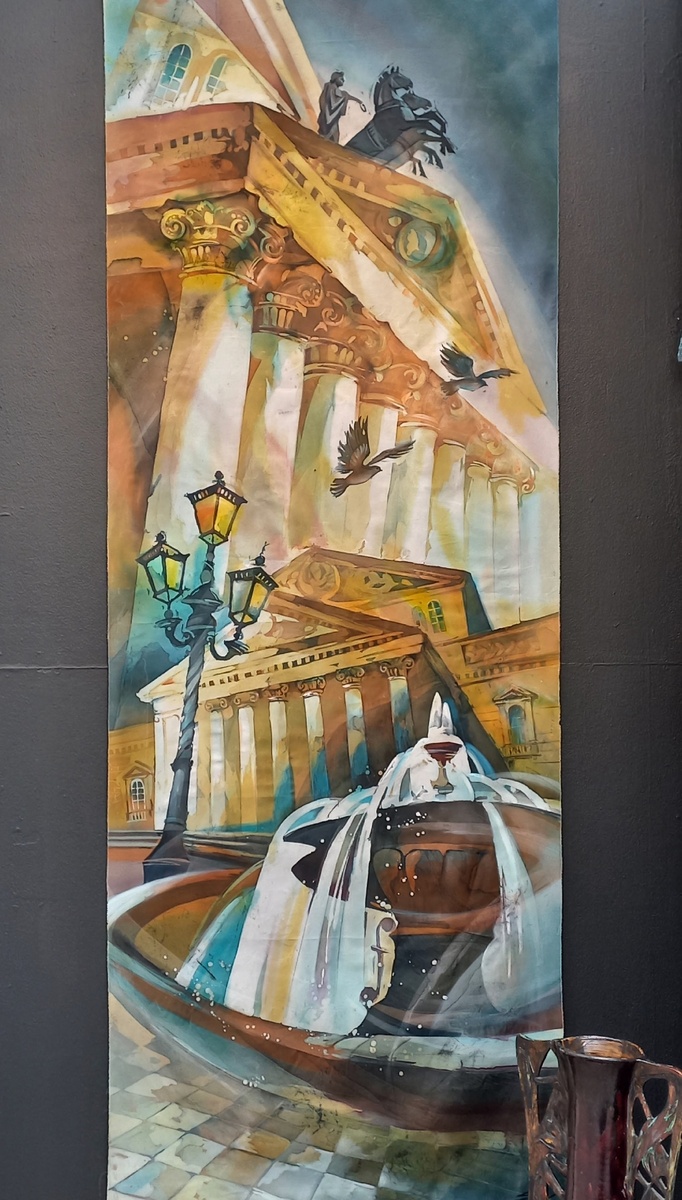 Елена Косульникова. Батик "Большой"