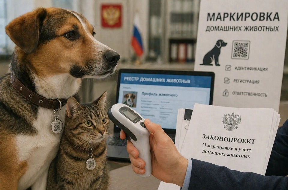 В России предложили создать единый реестр домашних животных с обязательной регистрацией
