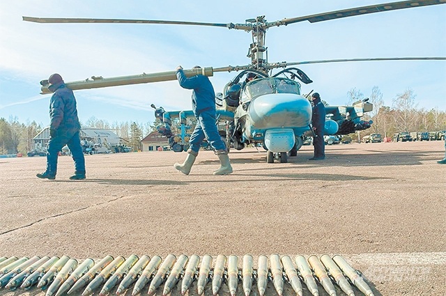    Вертолёт Ка-52 майор Иван Болдырев называет «божественной машиной». Фото: АиФ/ Валерий Рукобратский