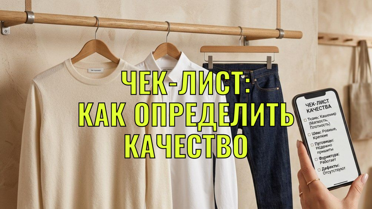 чек-лист качества