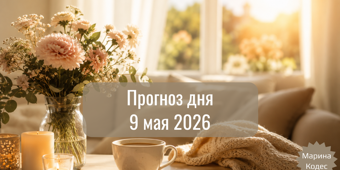 Прогноз дня на 9 мая 2026 - день, когда особенно захочется тепла и душевной близости