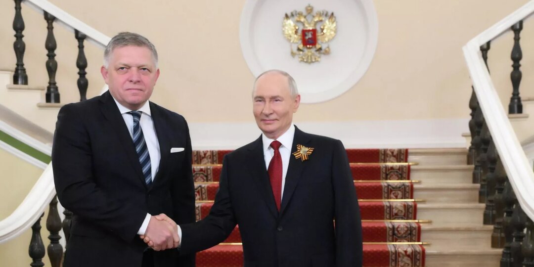 Путин посмеялся над шуткой Фицо о перелете в Москву