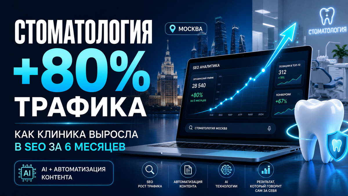 SEO Кейс. +80% трафика!