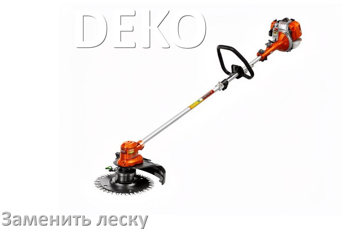 
Как в триммере DEKO поменять леску в катушке правильно