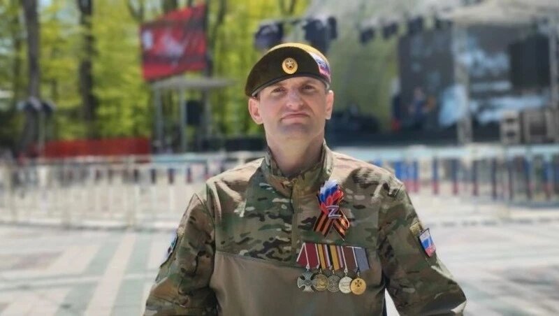    Герой СВО, кавалер ордена Мужества Вячеслав Мустафаев Фото: Андрей Шворнев / / ИА «Победа26»