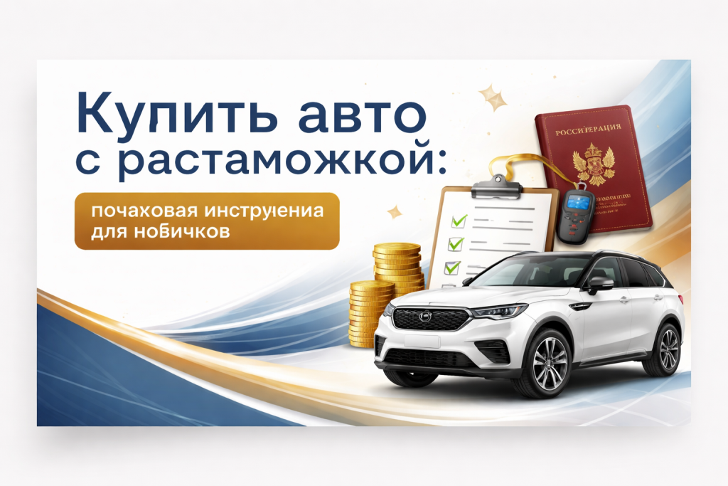    Как купить авто с растаможкой новичку пошагово