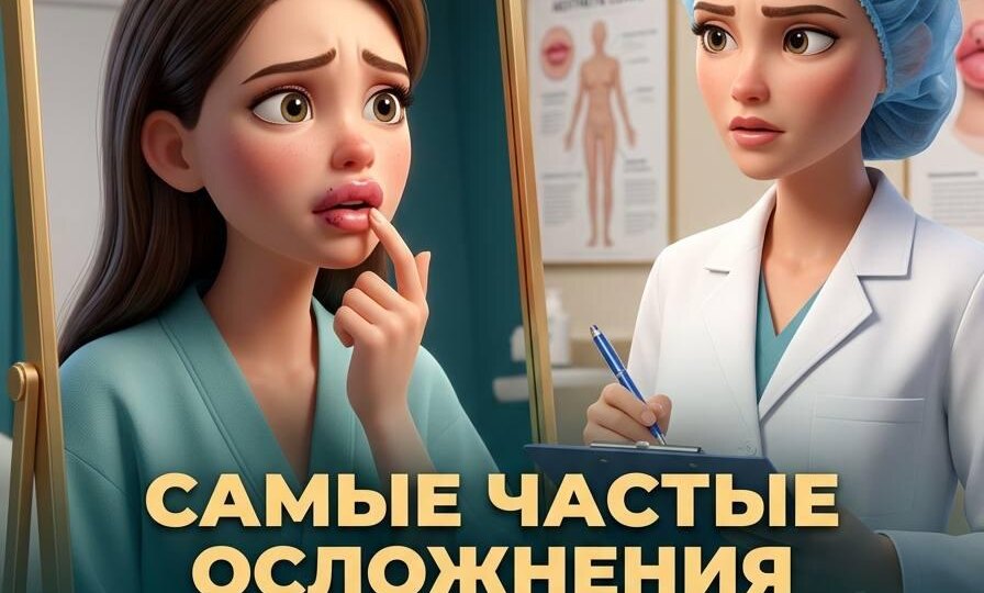 Самые частые осложнения контурной пластики губ