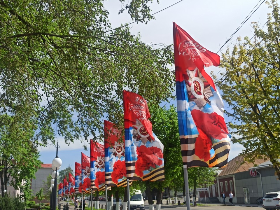    Флаги развевались на ветру... Алиса КАЛАШНИКОВА