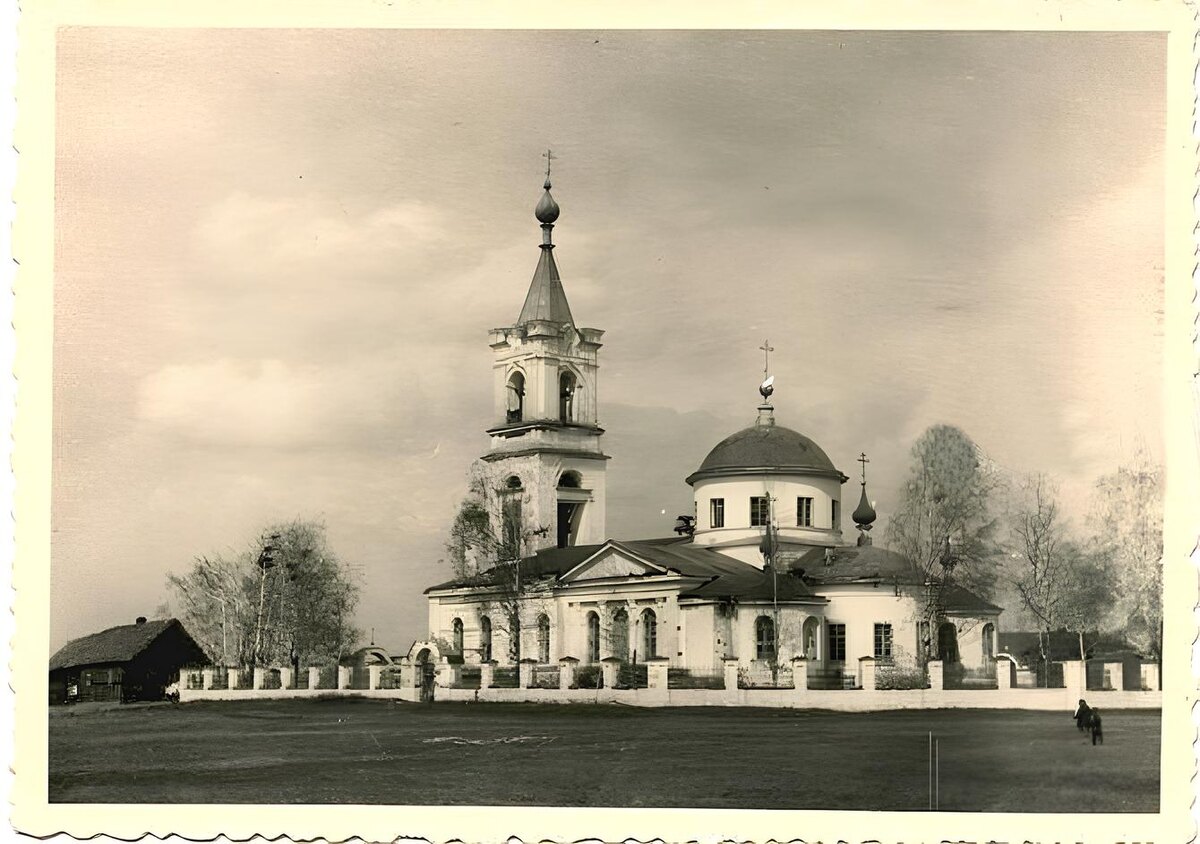 Храм в Щапове в начале 1941 года