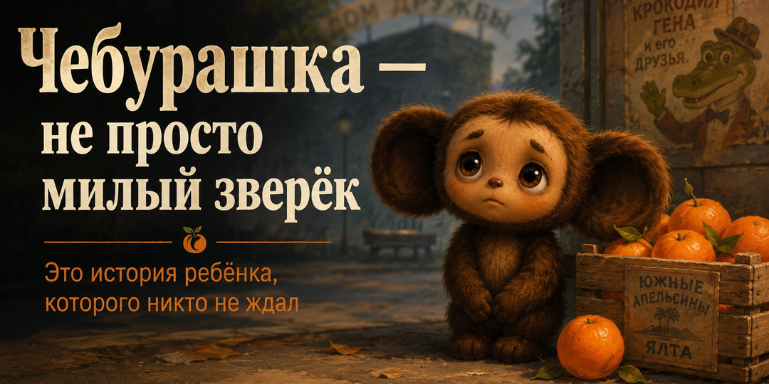 Чебурашка — не просто милый зверёк. Это история ребёнка, которого никто не ждал
