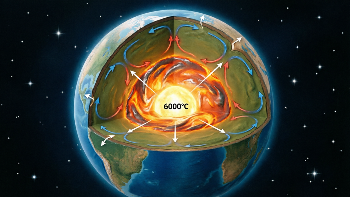 Температура ядра нашей Земли составляет невозможные 6000°C – это выше (!) чем на поверхности Солнца.