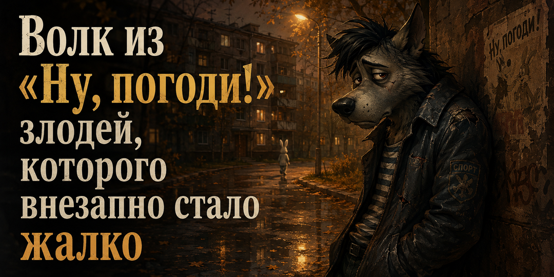 Волк из «Ну, погоди!»: злодей, которого внезапно стало жалко