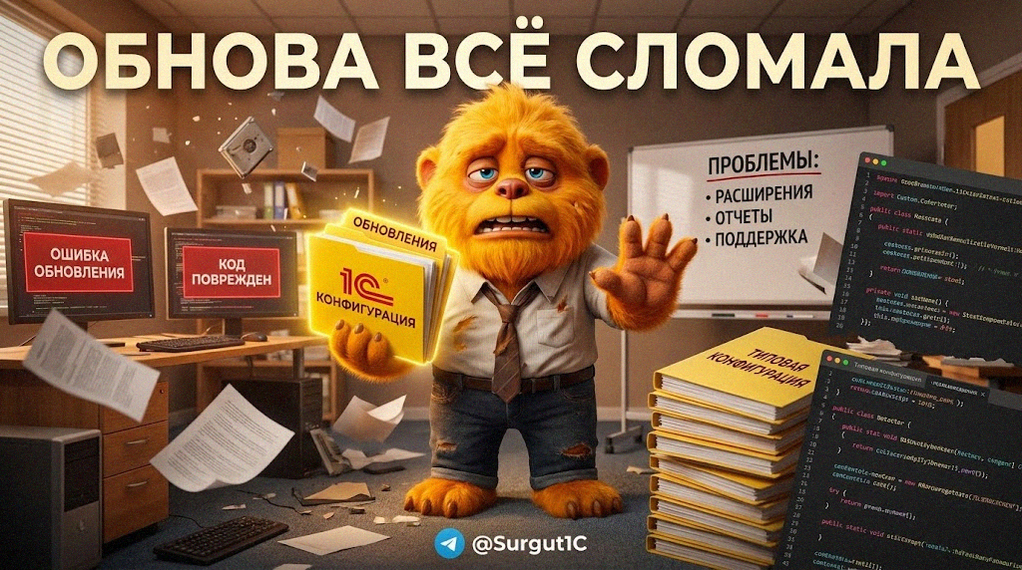    Как избежать головной боли при доработке конфигураций 1С: секреты обновлений без потери поддержки Команда СБС