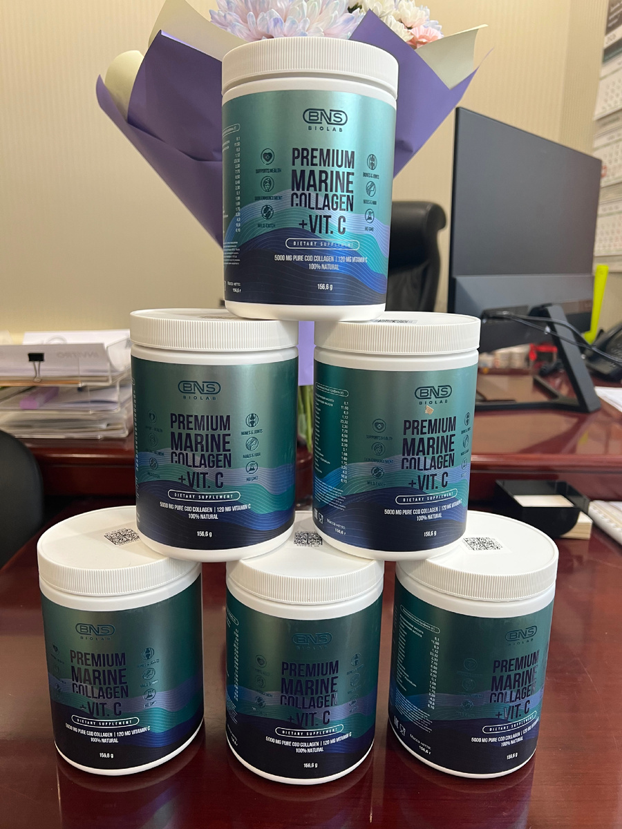 ❗️А я на днях получила посылку с коллагеном Premium Marine Collagen + VIT. C. 

Теперь я, все три зама и моя дочь будем тестировать этот коллаген на себе 😅.

А вы можете заказать коллаген Premium Marine Collagen + VIT. C на сайте www.bnsbiolab.ru 
со скидкой 15% 
по промокоду REPRO-PJY.