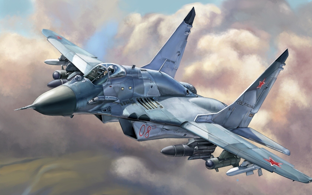 Арт «МиГ-29 в небе». Источник: artstation.com